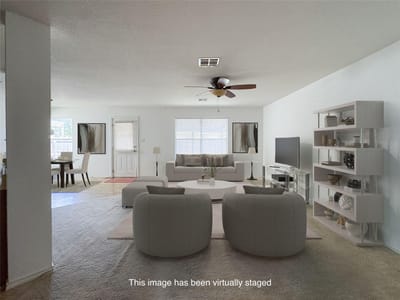 Primary bedroom at 18420 Wind Tree LN - 3 bed 2 bath home
