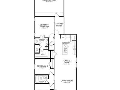 Living area at 185 Weaver Ln - 3 bed 2 bath home