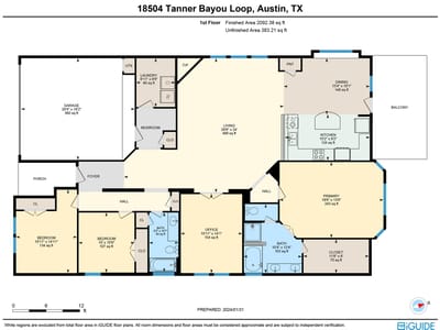 Living area at 18504 Tanner Bayou LOOP - 3 bed 2 bath home