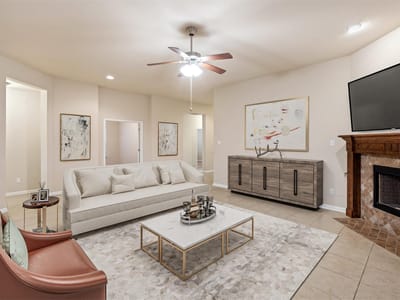 Primary bedroom at 18504 Tanner Bayou LOOP - 3 bed 2 bath home