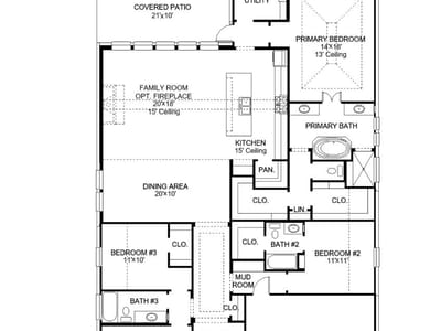 Living area at 186 Kingswood DR - 4 bed 3 bath home