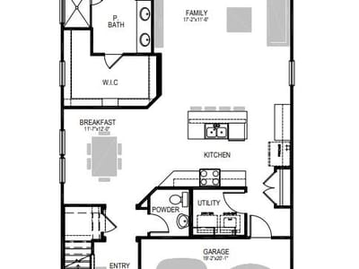 Living area at 187 Hornet ST - 4 bed 2 bath home