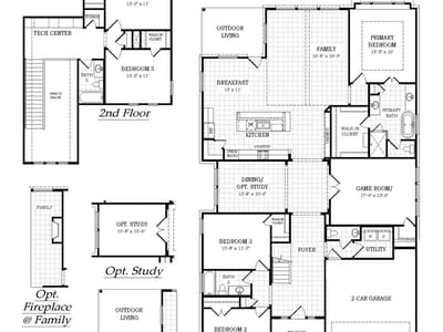 Primary bedroom at 18716 Brady Clearing Ln - 5 bed 3 bath home