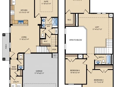 Primary bedroom at 18909 Schultz Ln Unit #1001 - 4 bed 2 bath home