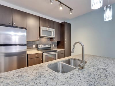Living area at 1900 Barton Springs RD Unit #3039 - 1 bed 1 bath home