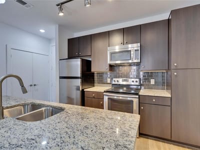 Kitchen at 1900 Barton Springs RD Unit #3039 - 1 bed 1 bath home