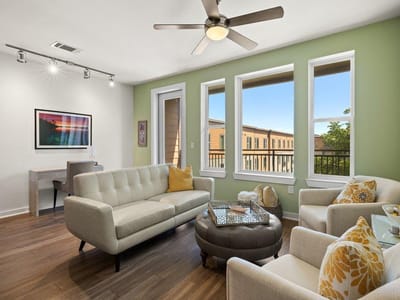 Kitchen at 1900 Barton Springs RD Unit #5009 - 1 bed 1 bath home