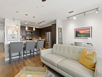 Bathroom at 1900 Barton Springs RD Unit #5009 - 1 bed 1 bath home
