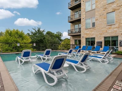 Bathroom at 1900 Barton Springs RD Unit #5031 - 2 bed 1 bath home