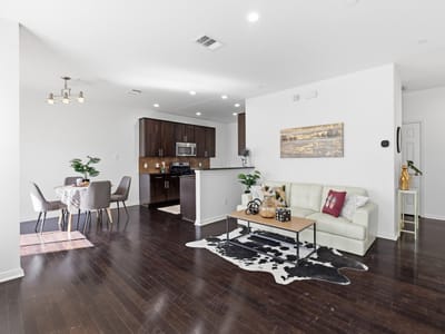 Living area at 1900 Little Elm TRL Unit #177 - 3 bed 2 bath home