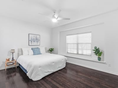 Primary bedroom at 1900 Little Elm TRL Unit #177 - 3 bed 2 bath home