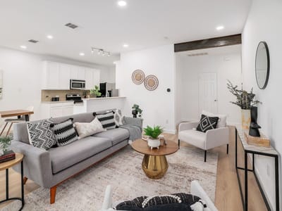 Primary bedroom at 1900 Little Elm Trl Unit #75 - 3 bed 2 bath home