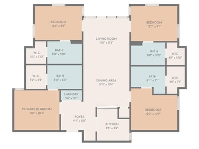 Kitchen at 1901 Crossing Pl Unit #3101 - 4 bed 4 bath home
