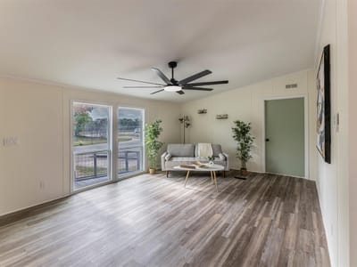 Living area at 1901 Pecan St - 3 bed 2 bath home