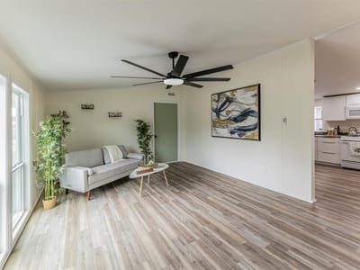 Primary bedroom at 1901 Pecan St - 3 bed 2 bath home