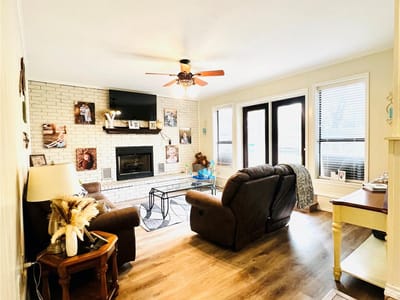 Primary bedroom at 1904 N Hoover Ave - 3 bed 2 bath home