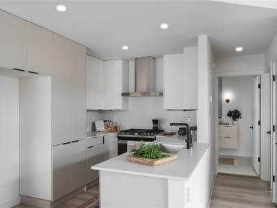 Primary bedroom at 1910 Albury Cv Unit #C - 2 bed 2 bath home
