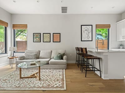 Primary bedroom at 1905 E 16th St Unit #2 - 2 bed 2 bath home