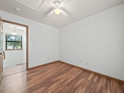Primary bedroom at 1906 B Garden St Unit #B - 2 bed 1 bath home