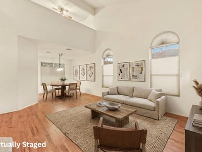Living area at 1909 Ascot LN - 3 bed 2 bath home