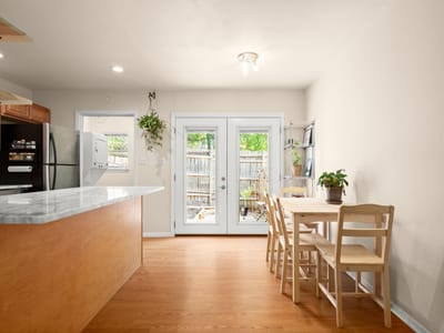 Living area at 1912 Lightsey Rd Unit #2 - 2 bed 1 bath home