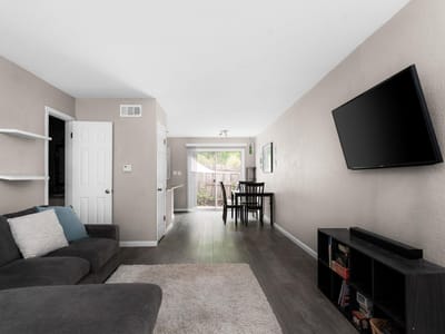 Primary bedroom at 1912 Lightsey RD Unit #4 - 2 bed 1 bath home