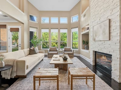 Primary bedroom at 1917 Lakecliff Hills Ln - 5 bed 3 bath home