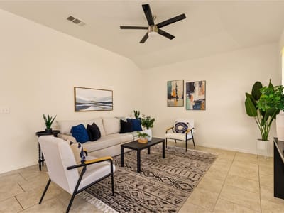 Living area at 1926 Tawakoni DR - 4 bed 2 bath home