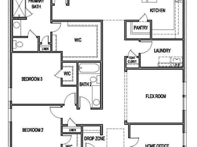 Living area at 19517 Judys VW - 4 bed 3 bath home