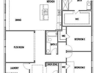 Living area at 19525 Judys VW - 4 bed 3 bath home