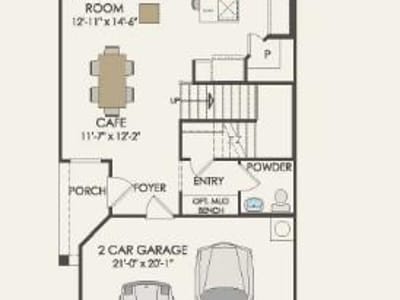 Living area at 1955 Settlers Glen DR Unit #4901 - 3 bed 2 bath home
