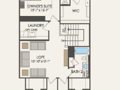 Kitchen at 1955 Settlers Glen DR Unit #4901 - 3 bed 2 bath home