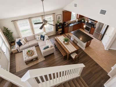 Living area at 196 Lavender LN - 3 bed 2 bath home