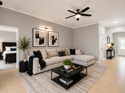 Living area at 19705 Woodrow Wilson ST - 3 bed 2 bath home
