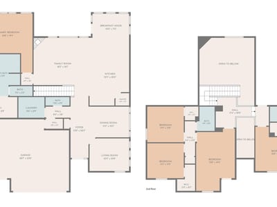 Living area at 1991 Canyon Sage PATH - 4 bed 3 bath home