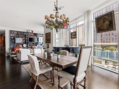 Living area at 200 Congress Ave Unit #11F - 2 bed 2 bath home