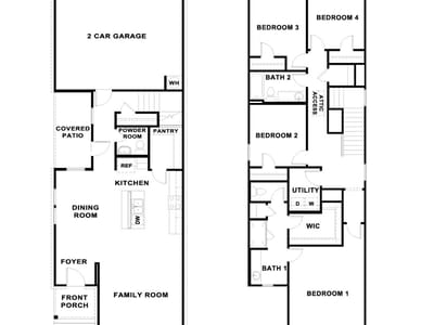 Primary bedroom at 200 Constanza Trl - 4 bed 2 bath home