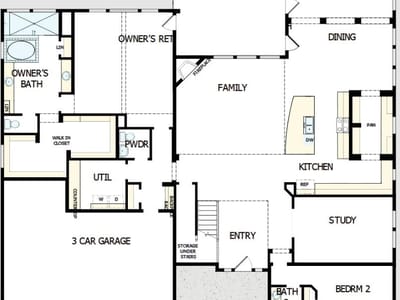 Living area at 200 Silver Sage CT - 5 bed 4 bath home
