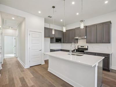Primary bedroom at 200 W 56th St Unit #8102 - 3 bed 3 bath home