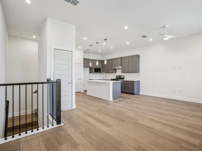 Living area at 200 W 56th St Unit #8103 - 3 bed 3 bath home