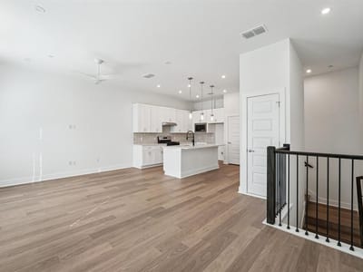 Living area at 200 W 56th St Unit #8104 - 3 bed 3 bath home
