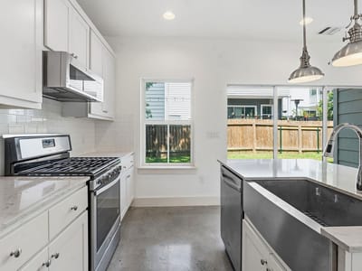 Kitchen at 2000 E 18th ST Unit #B - 2 bed 2 bath home