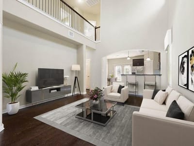 Living area at 2001 Faro DR Unit #4 - 3 bed 2 bath home