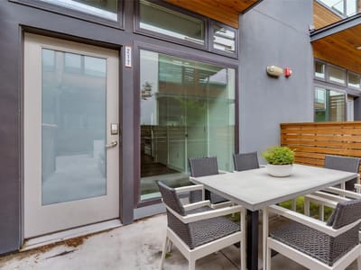 Living area at 2002 E 7th ST Unit #217 - 2 bed 1 bath home