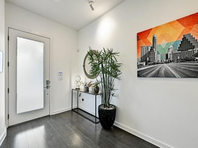 Primary bedroom at 2003 Wilson ST Unit #1 - 2 bed 2 bath home