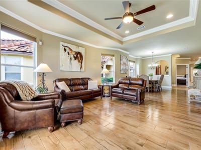 Living area at 2008 American DR Unit #2 - 4 bed 2 bath home