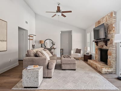 Living area at 2008 Lear LN - 3 bed 2 bath home