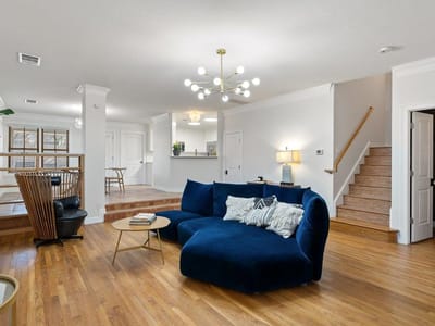 Living area at 2009 Winsted LN Unit #A - 3 bed 2 bath home