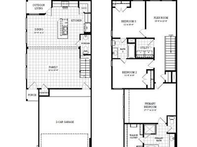 Living area at 201 Flora Springs Cv - 3 bed 2 bath home