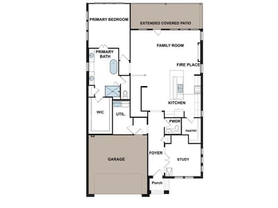 Living area at 201 Medallion ST - 4 bed 3 bath home